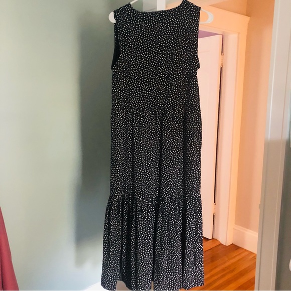 Saint+Sofia GREENWICH DRESS - BLACK SPOT TENCEL size 6 maxi - Picture 11 of 12